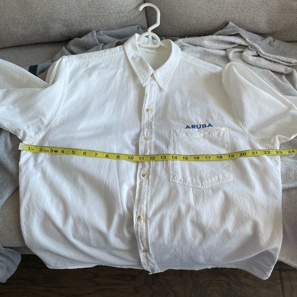 Vintage Aruba 100% Cotton Button Down Shirt - Picture 4 of 5